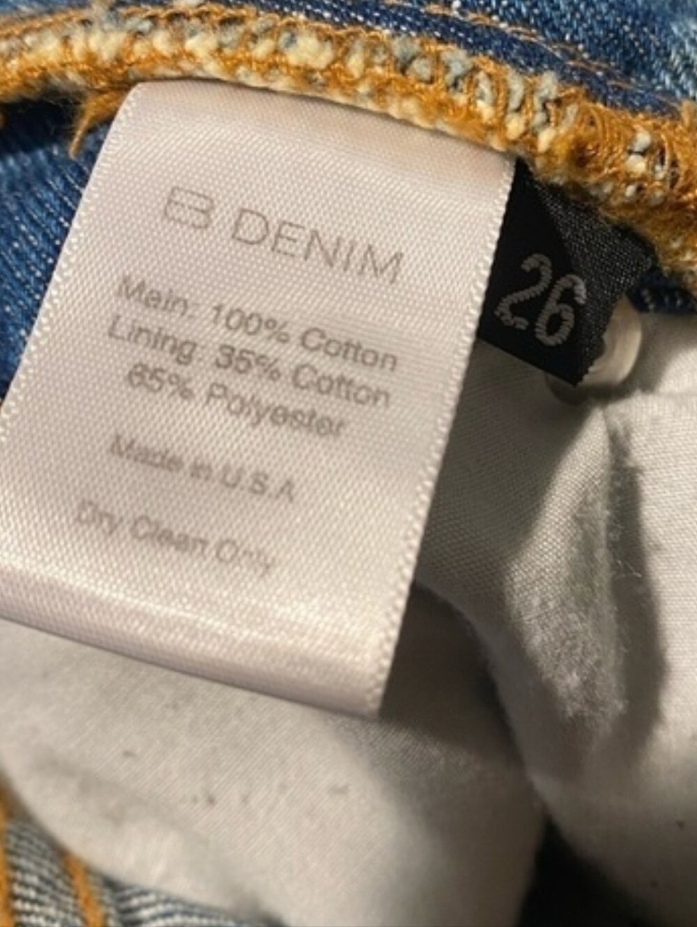 EB DENIM Gemini Zipper Jeans 26 EUC - Picture 2 of 9
